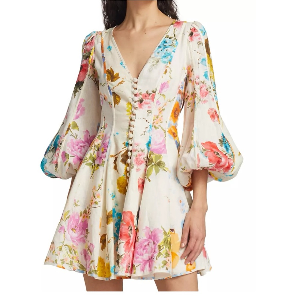 Zimmermann Floral Mini Dress